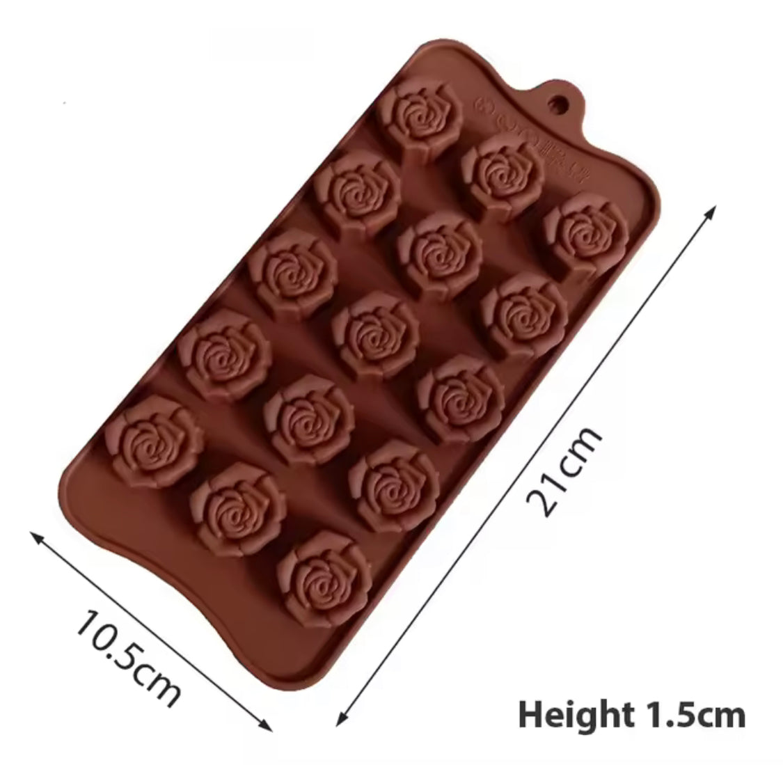 Flowers Shaped Silicone Chocolate Mold, Cake Decoration Tool, Reusable Rose Flower Chocolate Mold Flowers Shaped Silicone Chocolate Mold, Cake Decoration Tool, Reusable Rose Flower Chocolate Mold